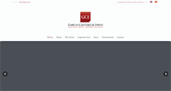 Desktop Screenshot of gceabogados.com